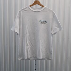 Amiri Floral Graphic T-Shirt Men's Size Large White Crewneck Tee